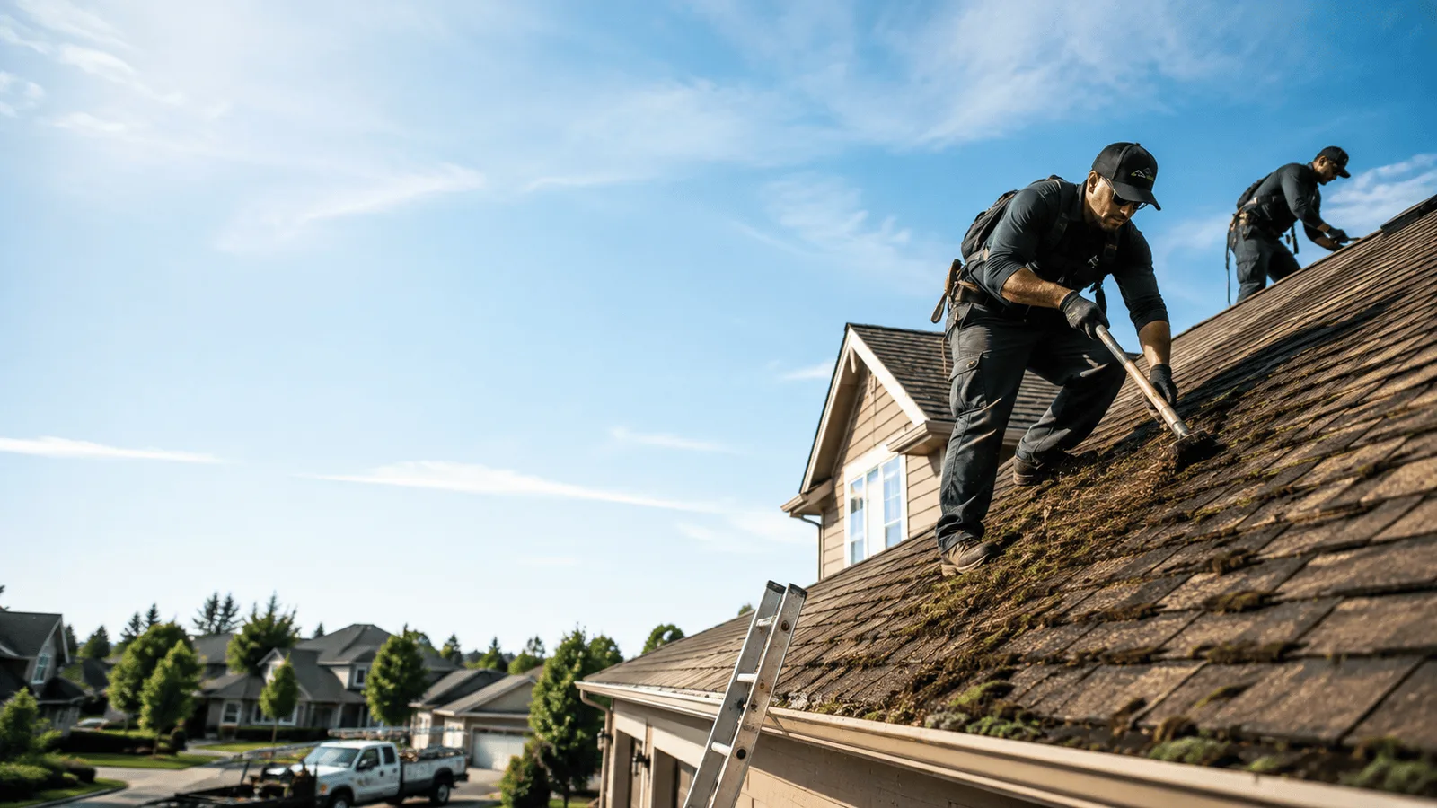 Roof Moss Removal in Sugar Run, PA near me